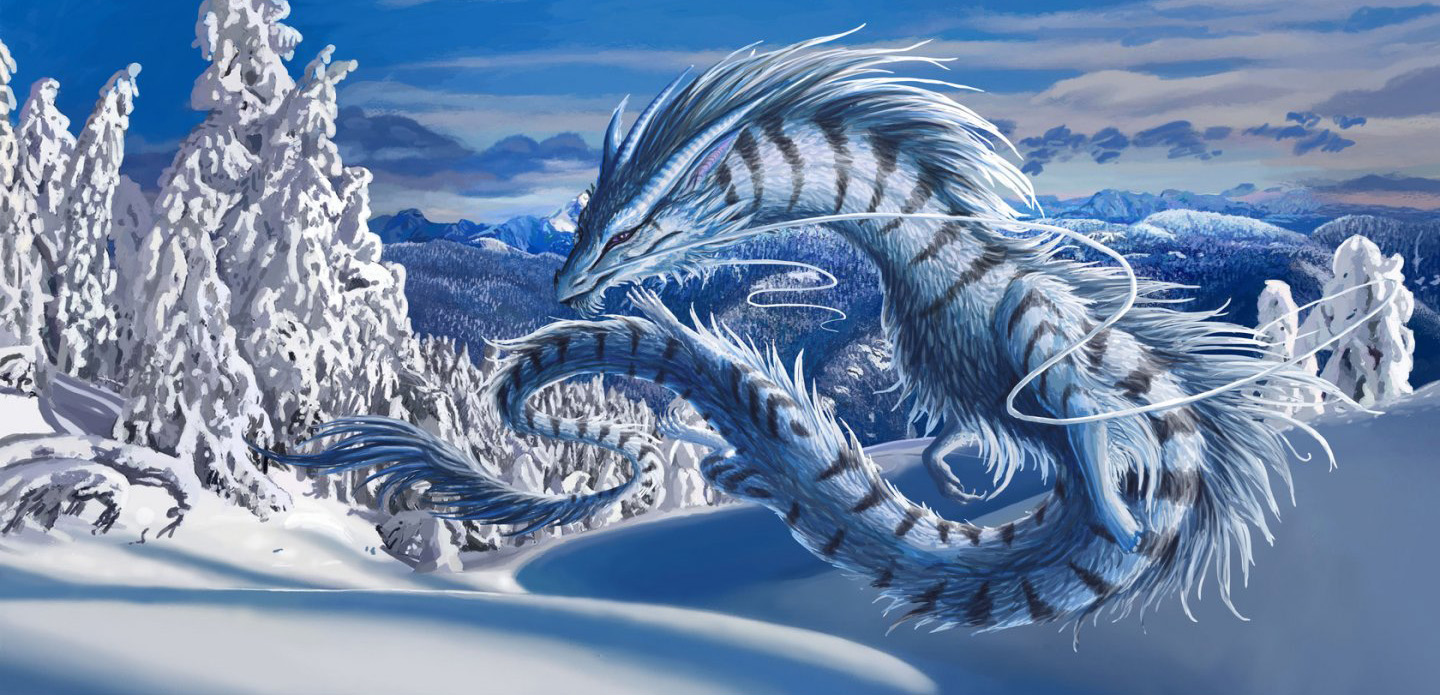 Snow Dragon by Sunny Marker
